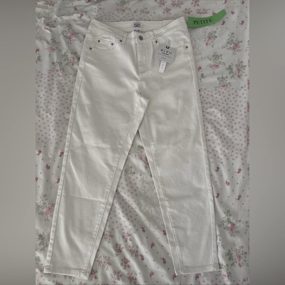 BLEU Women's White Skinny Jeans (10P)